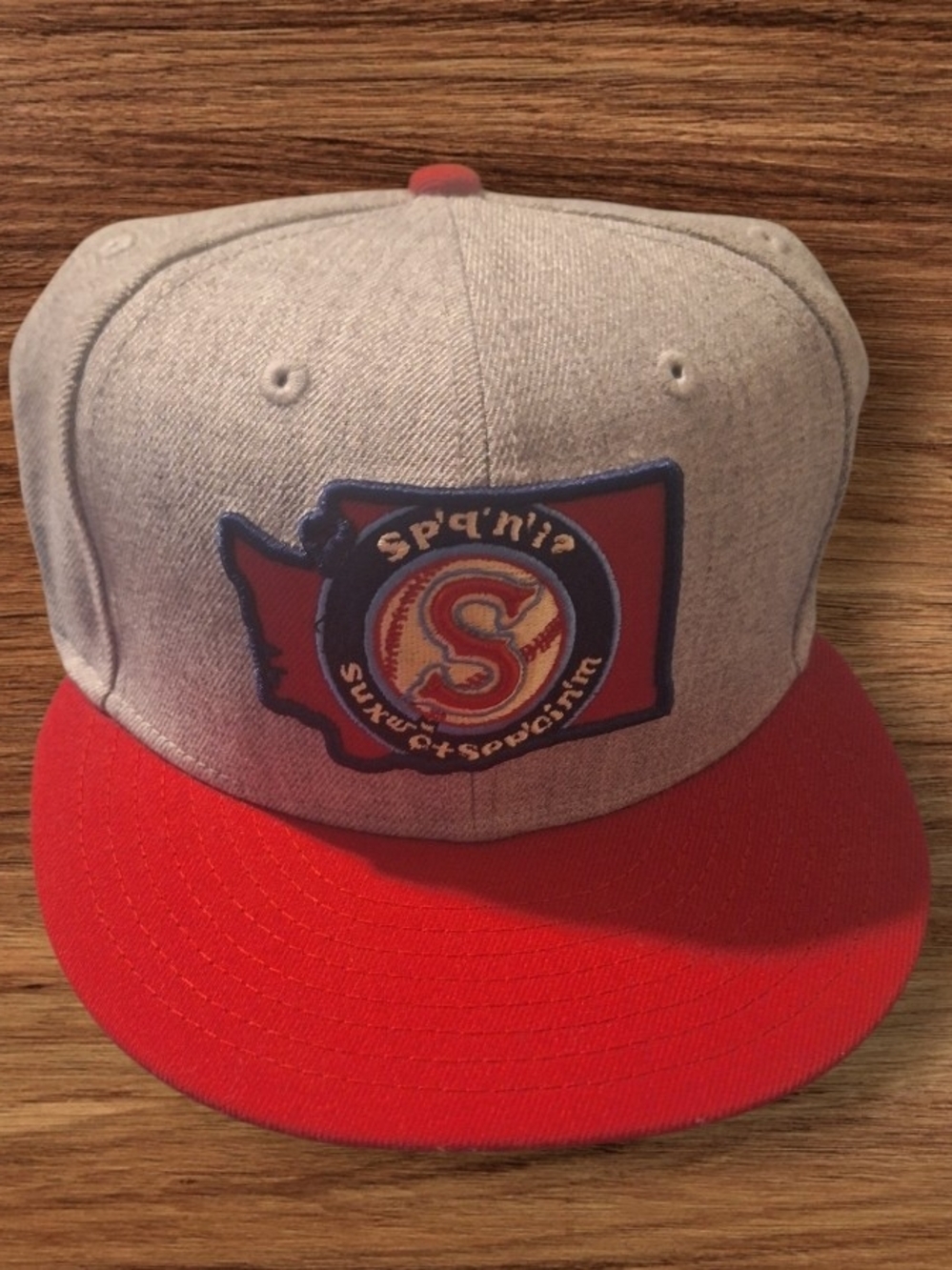 New Era Gray and Navy 59FIFTY Fitted Baseball Cap